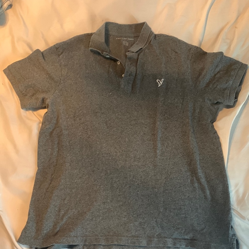 Dark Gray American Eagle Polo